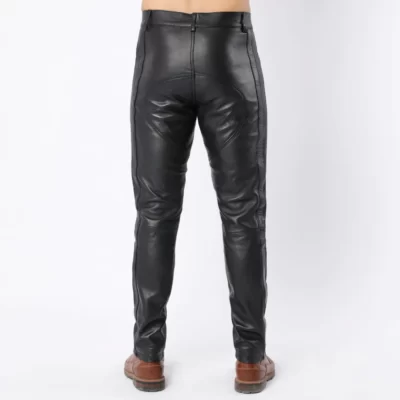 Slim Fit Grainy Leather Pants for Men Stylish and Comfortable